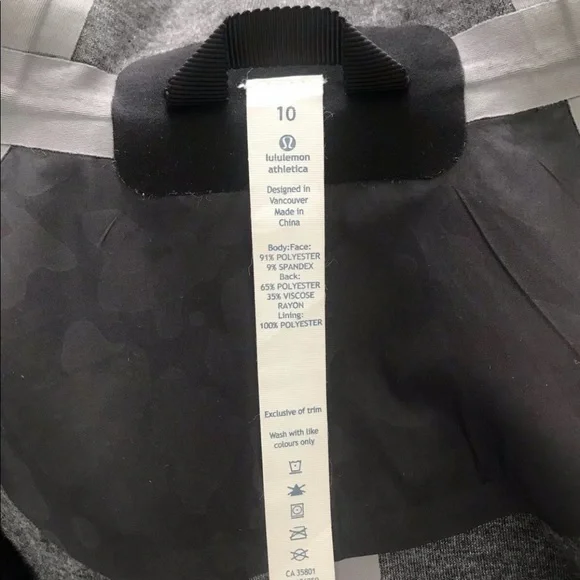 Lululemon Rain or Shine Convertible Long Short Jacket Rare EUC - Picture 9 of 12